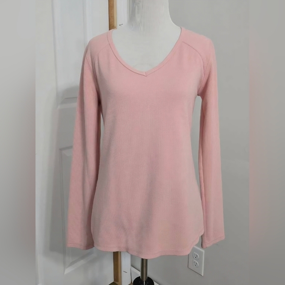 Z By Zella Light Pink Top With Cutout Back Size Small - Picture 2 of 3